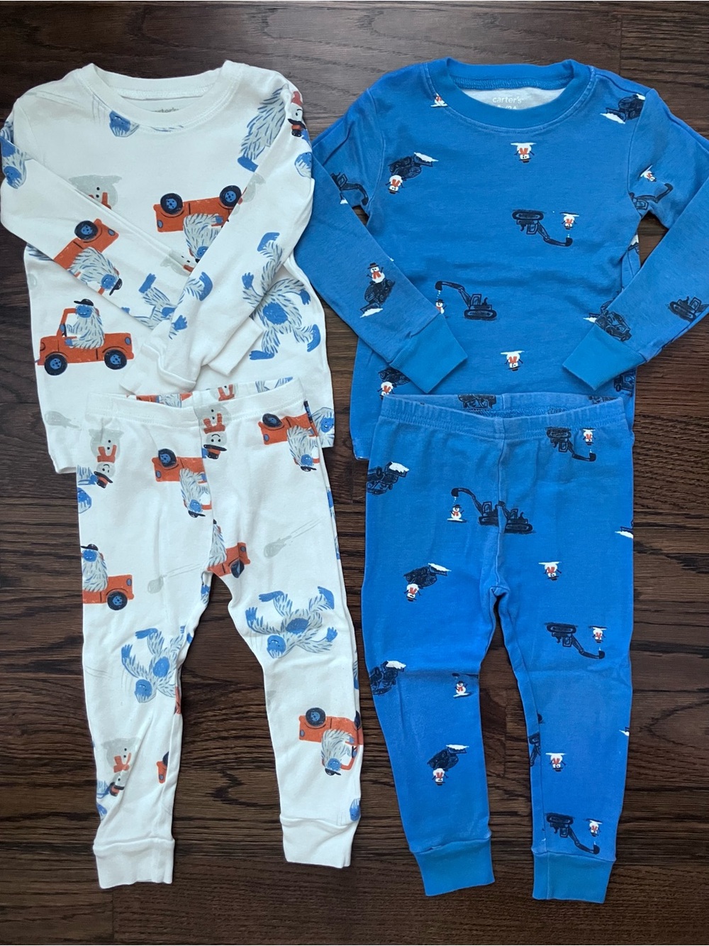 Carter’s Snow and Truck Pajama Bundle